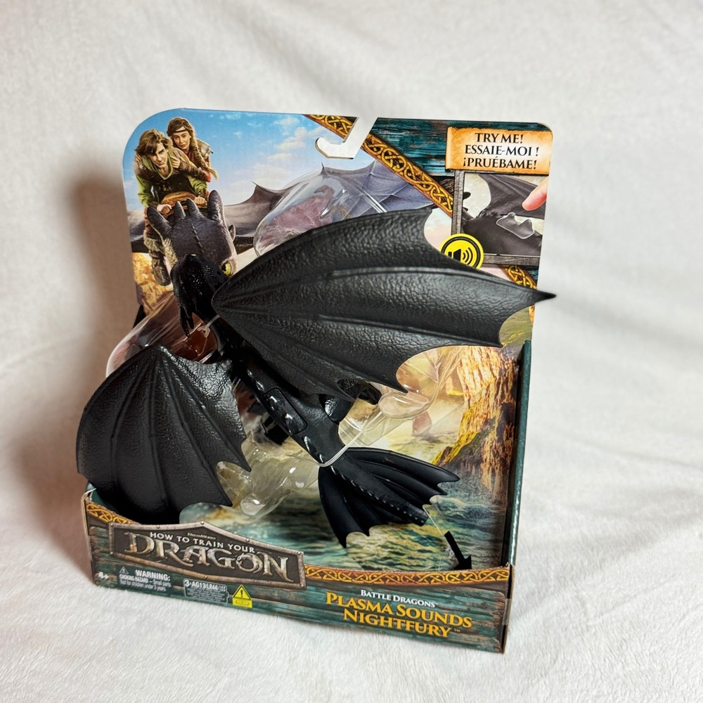DreamWorks How to Train Your Dragon‎ Battle Dragons Plasma Sounds Night Fury 13"